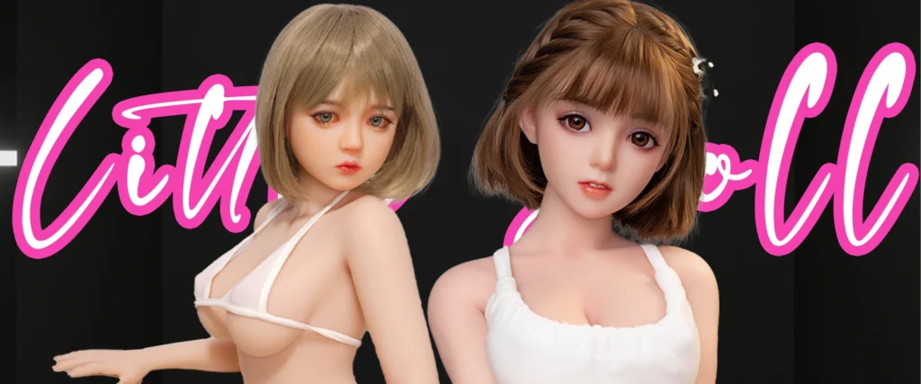 Miniature anime-style sex doll featuring cute design and vibrant clothing